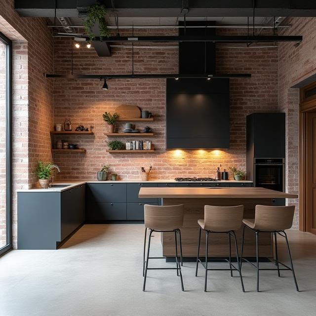 Industrial Loft Kitchen